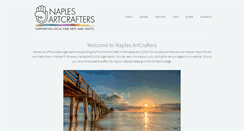 Desktop Screenshot of naplesartcrafters.com