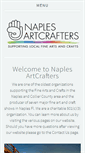 Mobile Screenshot of naplesartcrafters.com