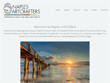 Tablet Screenshot of naplesartcrafters.com